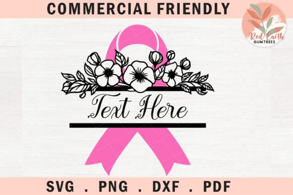 Download Cancer Ribbon Split Monogram Frame Svg - Monogram frame Collection