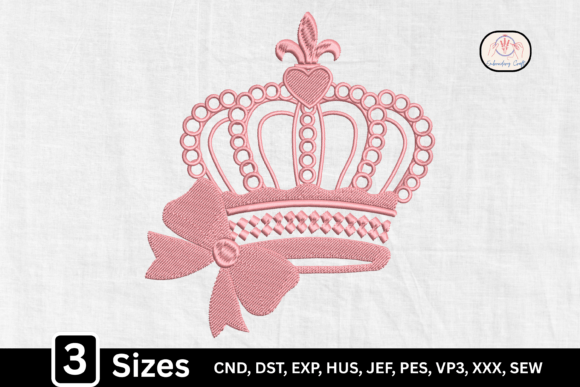 Download Pink Coquette Bow Princess Crown - Coquette bow Collection