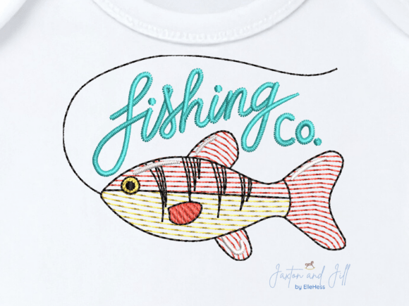 Download Fish Machine Embroidery Design - Machine embroidery Collection