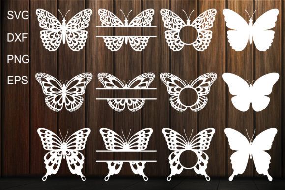 Download Butterfly Monogram Frame, Butterfles - Monogram frame Collection