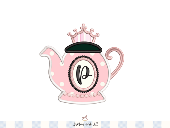 Download Tea Pot Machine Embroidery Design - Machine embroidery Collection
