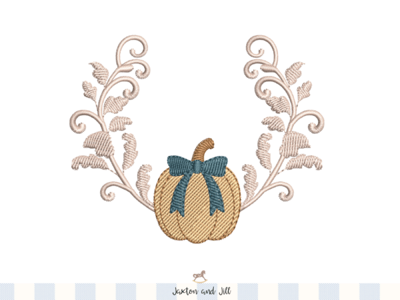 Download Pumpkin Monogram Frame Embroidery - Monogram frame Collection