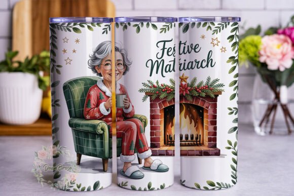 Download Festive Matriarch Christmas 20oz Tumbler - Matriarch Collection