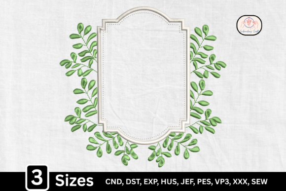 Download Floral Elegant Monogram Frame - Monogram frame Collection