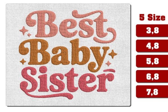 Download Best Baby Sister Machine Embroidery File - Machine embroidery Collection