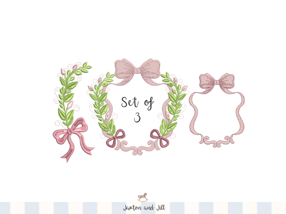 Download Laurel Wreath Monogram Frame Embroidery - Monogram frame Collection