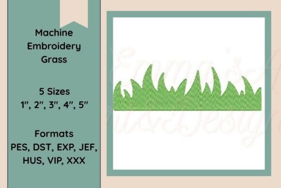 Download Grass Machine Embroidery Design - Machine embroidery Collection