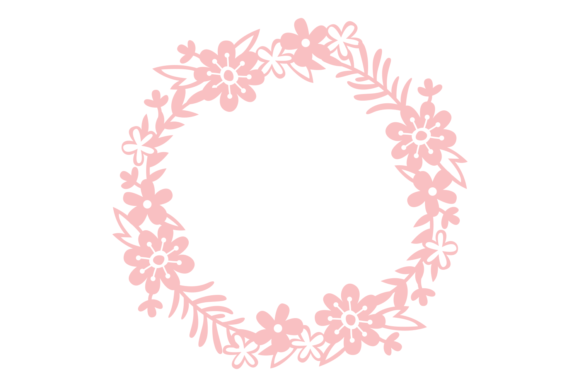 Download Pink Floral Monogram Frame - Monogram frame Collection